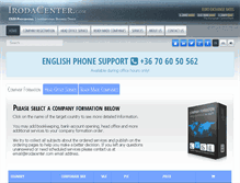 Tablet Screenshot of irodacenter.com